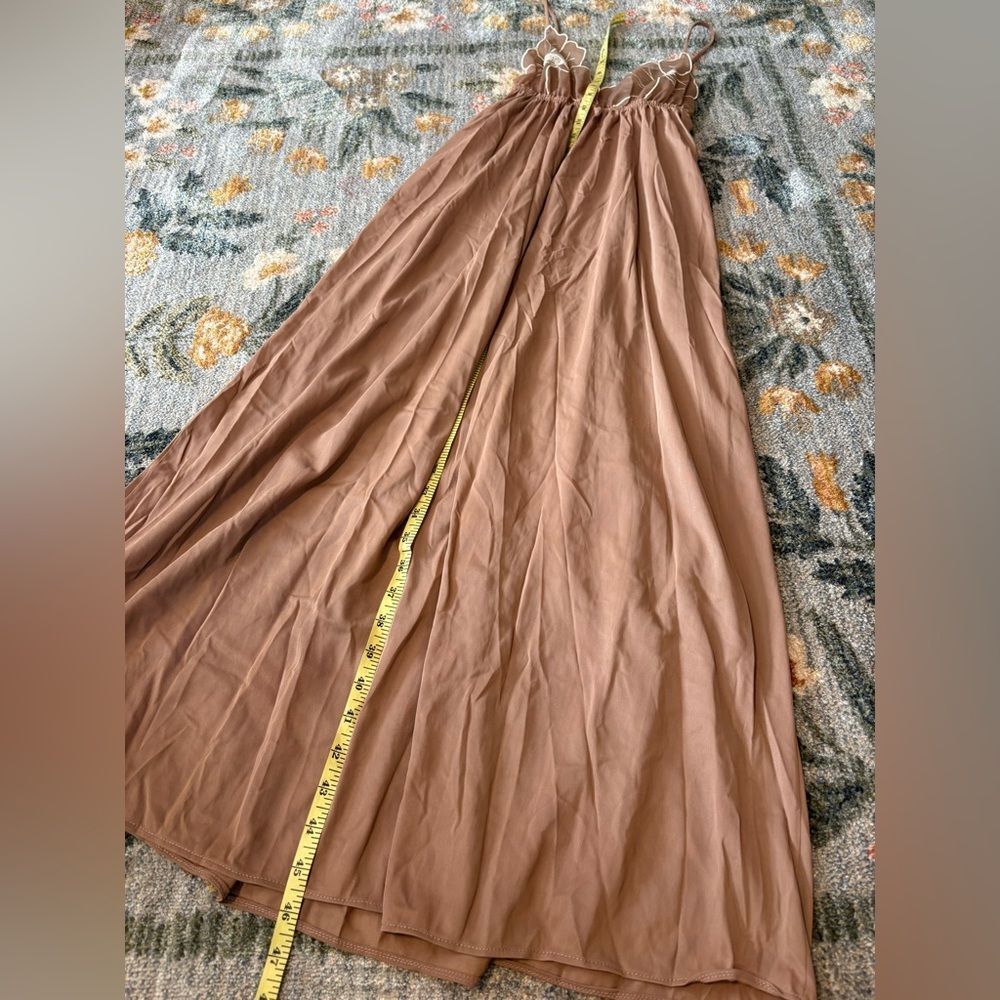 Vintage Union Made Night Gown Lingerie SEMISHEER Lace JM Towne & Co - Picture 2 of 8
